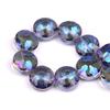 Cuentas de Vidrio de Cristal Facetadas Forma Especial 14mm Nido de Pájaro Color Galvanizado Material para Collares DIY Joyería Hecha a Mano Cuentas Sueltas