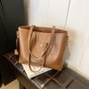 Bolsa de Grande Capacidade para Mulheres 2026 Nova Moda Cor Color-Blocking Bolsa de Ombro Moda de Alto Padrão Bolsa para o Dia a Dia Bolsa Tote Versátil