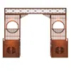 Nuevo Separador de Pantalla de Madera Maciza Estilo Chino Gabinete de Entrada de Sala de Estar Puerta Hueca Decorativa de Luna Estante Antiguo