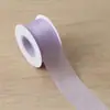 Cinta de seda translúcida de 4 cm, gasa de nieve, flor, lazo para regalo, accesorio para el cabello, material de decoración.