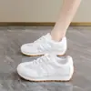 Zapatos de Verano para Mujer con Grulla de Almohada Blanca Zapatos Nuevos para Papá Estilo Coreano para Mujer Versátiles Suela Gruesa Transpirables Suela Suave Zapatos Deportivos Casuales Malla