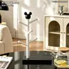 Suporte de mesa simples de desenho animado para armazenamento de copos com bandeja de drenagem para copos de água, copos de café, conjuntos de chá e porta-copos pequenos