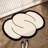Alfombrilla de Suelo de Barro Diatomeas de Forma Especial Simple Transfronteriza para Baño Baño Antideslizante Absorbente de Agua Resistente al Desgaste Inodora Fácil de Cuidar Alfombrilla de Suelo