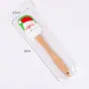 Raspador de Silicone Criativo, Espátula de Silicone para Confeitar Tudo-em-um de Grau Alimentício com Padrão e Gancho para Pendurar