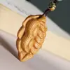 Nueva Sandalia Tallada Hoja Entrega al Día Siguiente Cadena para Teléfono Memoria USB Pendiente para Coche Estilo Llavero Joyería Regalo