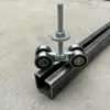 Toldo para Caminhão C40 Polia Trilho Deslizante Canal de Aço em Forma de C Aço Estrutural Trilho de Chão Deslizante Porta Industrial Deslizante Trilho Superior Veículo Caminhão Polia