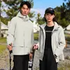 Chaqueta Impermeable a Prueba de Frío de Otoño e Invierno para Hombres y Mujeres Ropa de Protección contra Salpicaduras de Agua Ropa de Trabajo Ropa para Grupos de Montañismo y Esquí Ropa de Trabajo