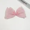Accesorio de lazo de pedrería de doble capa de malla brillante para accesorios de cabello DIY hechos a mano, ropa, zapatos, sombreros, bolsos y ropa de muñecas