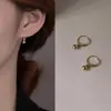 Pendientes Clásicos Estilo Hong Kong para Mujer Otoño e Invierno Moda de Nicho Pendientes de Lujo Ligero Gama Alta Pendientes Nuevo Estilo Caliente 2025 Venta al por Mayor
