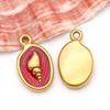 15 Colgantes de Vida Marina de Acero Inoxidable, Accesorios de Joyería de Pulpo Tortuga Esmaltados con Goteo de Aceite, Colgantes para Manualidades, Joyería para Manos