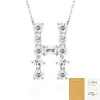 Moda de Comercio Exterior Estilo Ins Lujo Accesible Nicho Collar Transfronterizo Nuevo Collar de Plata 925 que No se Desvanece Accesorios para Mujer Verano