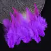 Venta Directa de Fábrica de Puntas de Plumas Blancas Cortas Materiales para Manualidades DIY Accesorios para Atrapasueños Juguetes para Mascotas Palo Atrapagatos Decoraciones