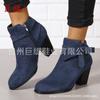 Justi 2023 Otoño e Invierno Nuevo Exportación Talla Grande Tacones Altos Deseo Amazon Zapatos de Moda para Mujer Europeos y Americanos
