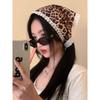 Pañuelo de Encaje Distintivo para Mujer Pañuelo Triangular de Estilo Americano de Alta Gama Corbata Pañuelo para el Cabello Leopardo Elegante Chica Caliente Foto Cinturón para el Cabello