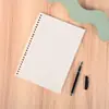 Caderno de folhas soltas B5 destacável em estoque, caderno A4 com 26 furos, pautado com grade, recarregável em inglês para trabalhos de estudante