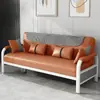 Sofá Cama Dupla Finalidade Dobrável Multifuncional para Aluguel de Casa Apartamento Pequeno Sofá Cama de Solteiro/Casal Tipo Econômico