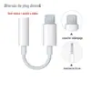 Adaptador Tipo-C para 3,5mm para Ouvir Música, Chamada e Live Aplicável ao Adaptador de Áudio para Fone de Ouvido Apple 17