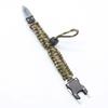 Pulsera con Hebilla de Cuchillo de Acero Inoxidable Pulsera de Cuerda de Paraguas Transformers Pulsera Trenzada de Cuerda de Paraguas de Siete Hilos Cuerda de Mano de Emergencia para Exteriores