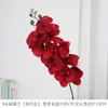 Orquídea Mariposa de Seda Simulada de 9 Cabezas para Fondo de Fotografía de Bodas, Decoración de Escenario, Arreglo Floral, Decoración del Hogar, Flores Decorativas Suaves para Vestíbulo de Hotel