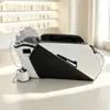 Cama de Massagem Elétrica para Lavar Cabelo para Salões de Beleza e Barbearias, Cama de Shampoo com Circulação de Água Terapia Capilar para Cuidados com o Cabelo
