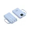 Venta al por mayor Nuevo Power Bank Transfronterizo 22.5W 10000mAh Cable Incorporado Pequeño y Portátil Carga Rápida PD Fuente de Alimentación Móvil