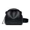 Popular Moda Versátil Moderna Bolso Cruzado de un Solo Hombro para Mujer Bolso Pequeño Simple Negro Tipo Concha Venta al por Menor de Envío Directo Transfronterizo