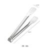 Pinza para barbacoa de acero inoxidable de tres líneas 304, pinza para alimentos, pinza para filetes fritos, pinza para hornear pan, pinza para comida de buffet