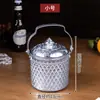 Utensílios tailandeses para beber e comer lata tigela Tailândia Uthongkan estilo do Sudeste Asiático Dai prata Phop Luda tigela smoothie sobremesa