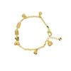 Pulseira de Ouro de Areia Vietnamita, Pulseira Sino da Bênção Estilo Palácio para Mulheres, Design Simples, Joia de Mão Duradoura Fabricante