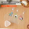 Saco de Embalagem para Bolinho de Arroz Triangular Papel Alga Molde de Sushi Especial Grau Alimentício Aquecível no Micro-ondas Saco de Embalagem Anti-Embaçante