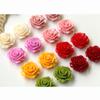 Parche de flor rosa colorida estilo Showa japonés diy accesorios de resina aretes horquilla material para funda de teléfono móvil al por mayor