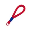 Lanyard de Felpa Colorido para Teléfono Colgante de Muñeca con Cuerda Tejida a Mano en Forma de Estrella Llavero Lanyard para Botella de Agua