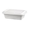 Piscis lonchera comercial desechable biodegradable respetuosa con el medio ambiente rectangular redonda tazón para sopa caja de embalaje comida para llevar comida rápida con tapa