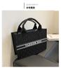 Bolso Grande para Mujer 2021 Nuevo Trendy Celebridad de Internet Lienzo Tote de Gran Capacidad Versátil Hombro Axila Bolso Moda