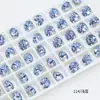 Dongzhou Producto Nuevo Corte Calidoscopio de Diamante Redondo 8mm Plata Real Galvanizada Cristal Artificial Súper Brillante Diamante Accesorios para Joyería DIY Circonita de Imitación