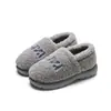Sapatos de Algodão Puxiyiru Quentes de Inverno Antiderrapantes Internos Casa Saco Raiz Pantufas de Algodão Ultra-Grossas Antiderrapantes Silenciosos Casal