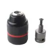 [Modelo Completamente Metálico] Taladro Eléctrico Manual 13mm Portabrocas de Apriete Manual Auto-bloqueante Martillo Eléctrico de Impacto Llave Móvil Conversión Mango Redondo Hexagonal