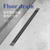 Ralo Linear de Chão Personalizado em Aço Inoxidável 304 de 32mm Muito Estreito para Banheiro Linha Longa Invisível Ralo de Chão Estendido Anti-odor