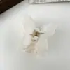 Presilha de Cabelo Borboleta com Garra Texturizada Romântica Retrô Francesa ~Textura Menina Presilha de Nuca Acessório de Cabelo Presilha de Cabelo 2026 Novo Estilo