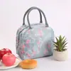 Bolsa Térmica Estampada para Marmita de Estudante Bolsa Térmica para Almoço Bolsa Térmica Fria Bolsa Térmica Quente Grande Capacidade Bolsa para Marmita de Estudante