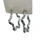 Pendientes Minimalistas Exagerados de Chica Picante con Estrella Hueca para Mujer, Pendientes Versátiles de Moda de Lujo Ligero de Gama Alta