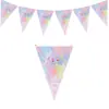 Banner de decoración de fiesta de grupo de chicas KATSEYE colorido transfronterizo, vasos de papel desechables con tema de caza, platos de papel, servilletas de papel y banderines