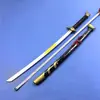Espada de Bambú Cosplay Accesorios Modelo de Arma Héroe Viento Alto Alianza de Espadachines Madera de Hoja Sin Filo