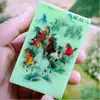Nuevo estuche de cigarrillos luminoso estilo chino, pintura de paisajes de montañas y ríos, estuche de cigarrillos universal portátil antipresión