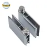 Fabricantes directos acero inoxidable 304 clip para gabinete de vidrio puerta de vitrina gabinete de zapatos gabinete de vino bisagra pequeña accesorios de ferretería para puertas y ventanas