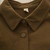 Camisa de Manga Larga con Textura de Nieve de Burbujas de Leche para Mujer, Holgada, Casual, Engrosada, Algodón para el Trabajo, Otoño/Invierno, Para Usar en Capas