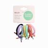 Accesorios para el Cabello Estilo Coreano para Niños, Cordones Dulces, Ligas para el Cabello de Encaje Floral, Set Asequible de 7 Piezas, Cuerdas para el Cabello con Funda de Cuero Que No Dañan las Cuerdas del Cabello