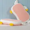 Almohada de Espuma Viscoelástica Infantil de Dibujos Animados de Ganso Grande para Verano con Soporte Cervical Ayuda para Dormir para Dormitorio de Escuela Primaria Núcleo Especial de Almohada Refrigerante