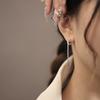 Pendientes de borla con nudo para mujer, estilo ins, con personalidad, diseño de nicho, pendientes de temperamento, venta al por mayor