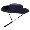 Sombrero de Senderismo para Exteriores Color Camello Secado Rápido Visera Sombrero de Pescador para Hombres y Mujeres con Ala Ancha Sombrero de Sol para Senderismo Sombrero de Sol Anti-UV